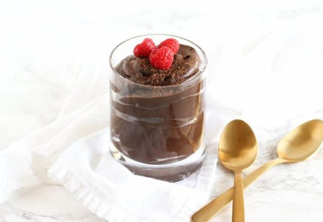 Chocolate Coconut Pudding with Nutrition Key Chocolate Coconut Pudding
