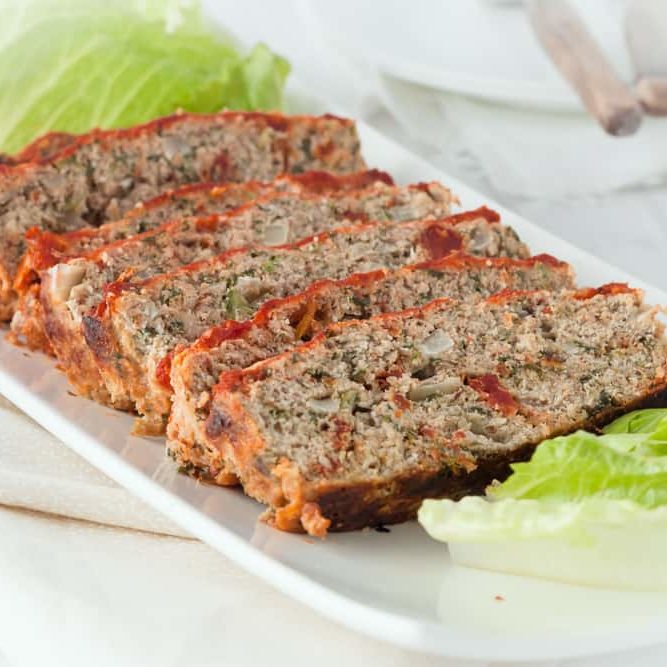 Turkey Meatloaf with Nuts and Seeds