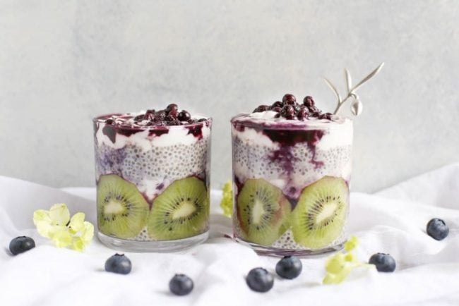 Nutty Blueberry Almond Chia Pudding Nutty Blueberry Almond Chia Pudding