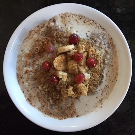 cauliflower rice oatmeal