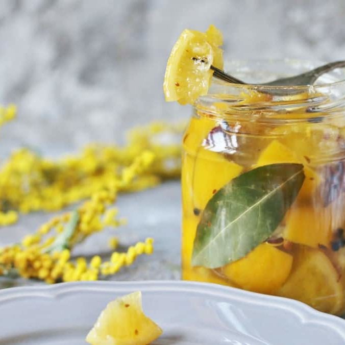 Making Preserved Lemons