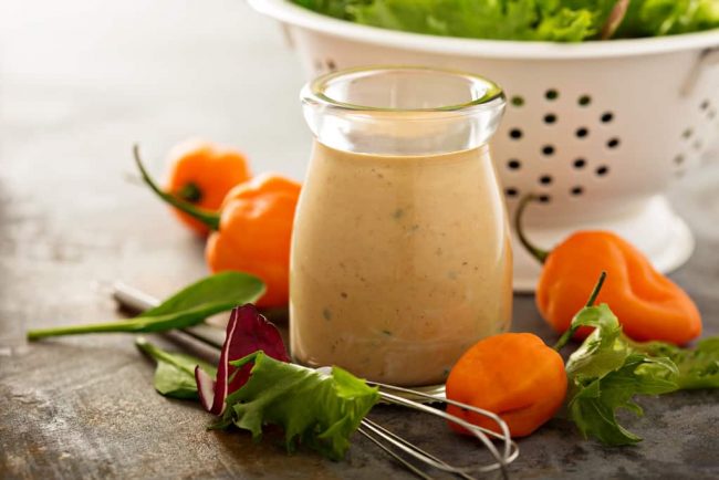 Orange Hemp Seed Dressing with Nutrition Key Orange Hemp Seed Dressing