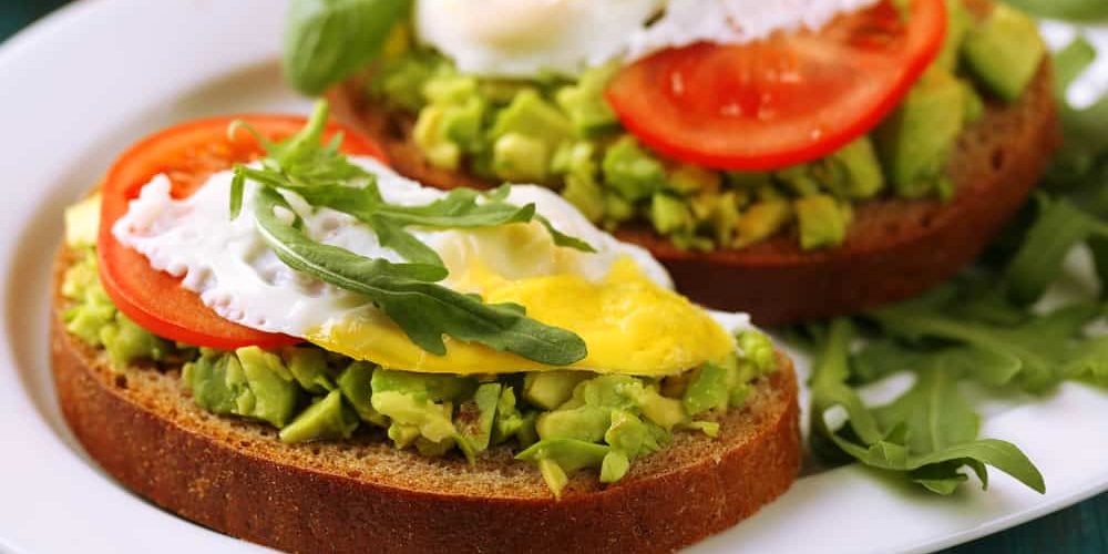 Avocado Toast Poached Eggs