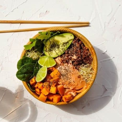 Salmon Quinoa Buddha Bowl