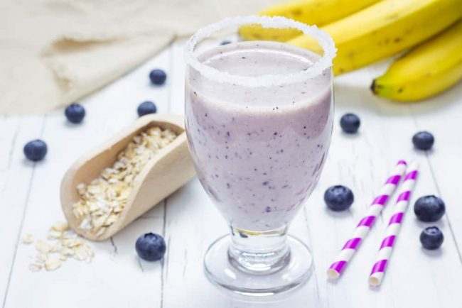 Blueberry Hemp Overnight Oats