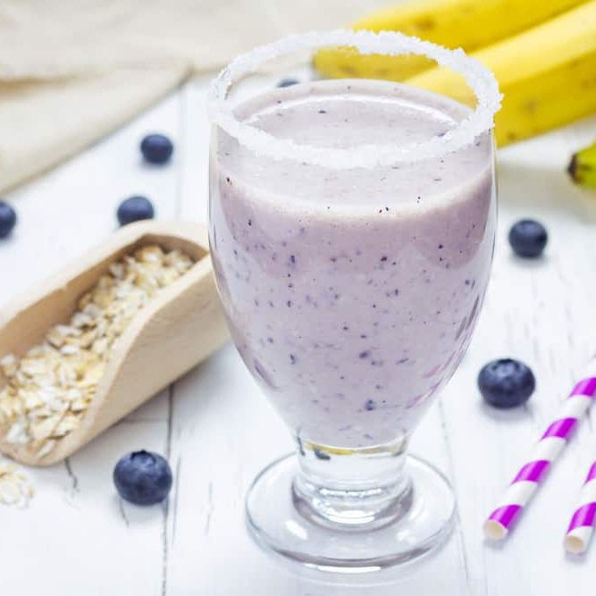 Blueberry Hemp Overnight Oats